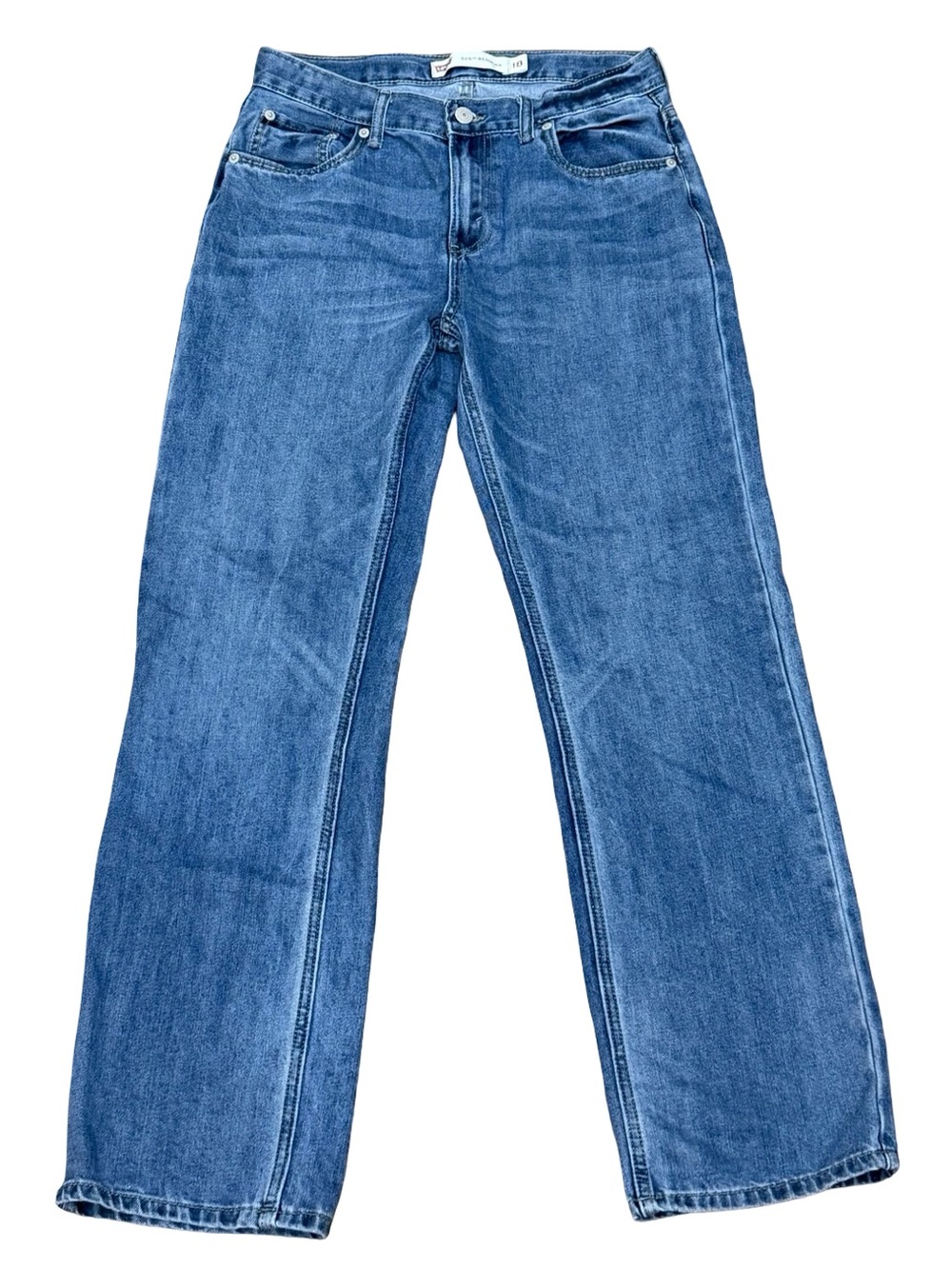 👖 Levi's 505‎ Straight Leg Jeans Medium Wash Women's Size 18 Classic Denim